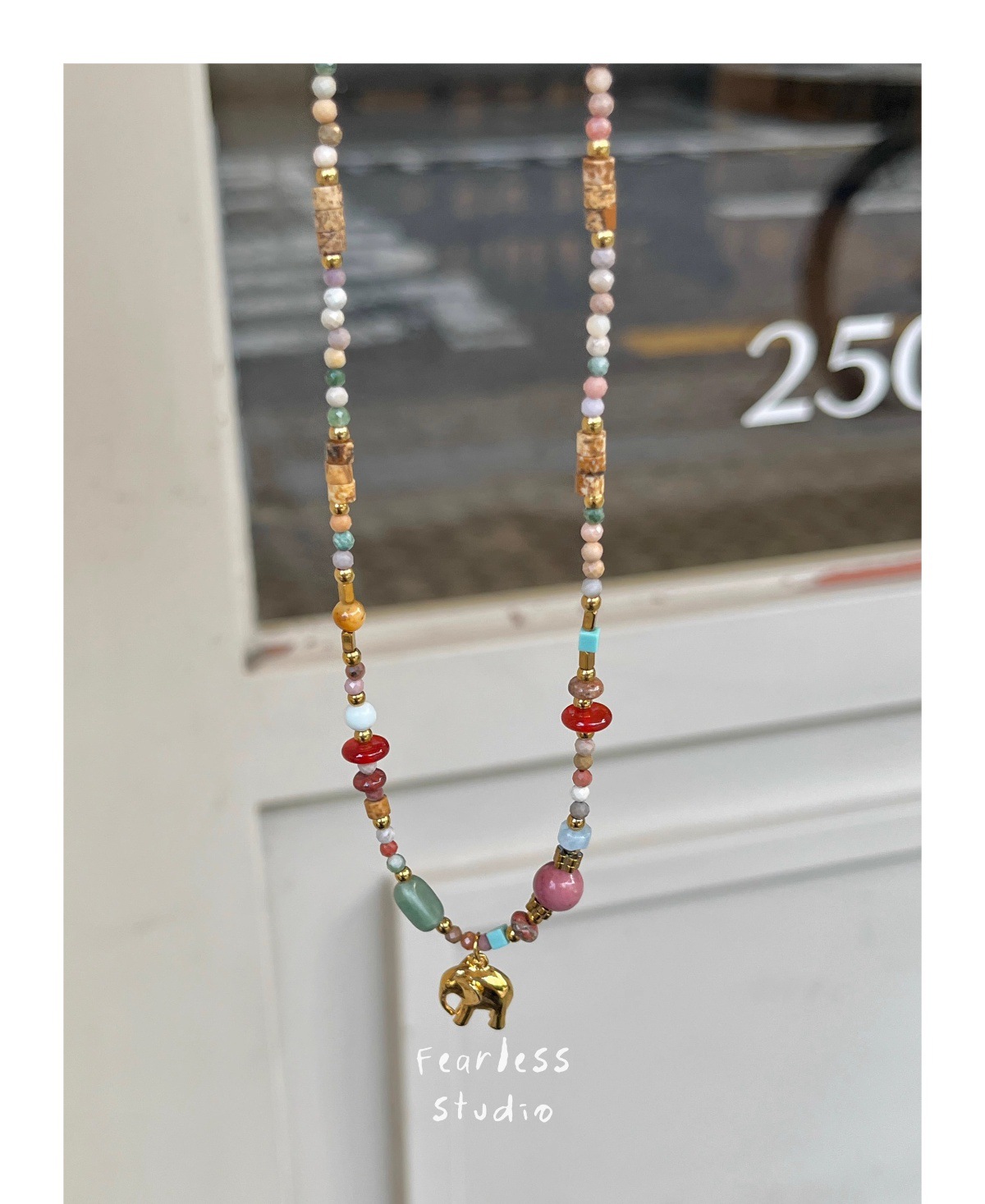 13g Weight Lobster Trigger Clasp Closure Clasp Closure Type Titanium Steel Pendant Material Pendant Necklace Classification Natural Stone, Titanium Steel Chain Material Beaded Chain Chain Type 1 Piece Quantity Casual, Daily Occasion natural stone, Titanium Steel Material Elephant Pattern All Seasons Season Women's Gender Plating Design Classic Style Style Classic Style Elephant Natural Stone Titanium Steel Beaded Chain Pendant Necklace In Bulk 10