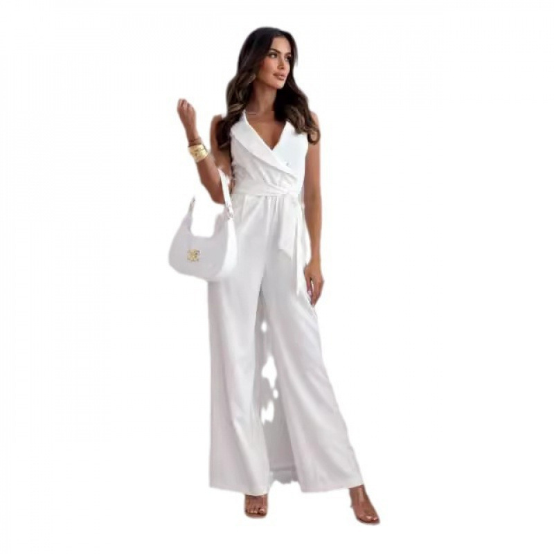 2025 ropa de mujer transfronteriza europea y americana AliExpress nuevos pantalones de mono de cintura de cercanías de cintura alta