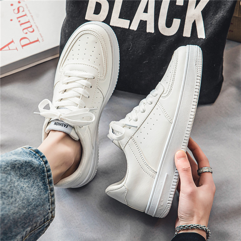 Breathable Youth Casual Versatile Men's Shoes 2024 New Student Pure White Sports Sneakers Small White Shoes Men Summer