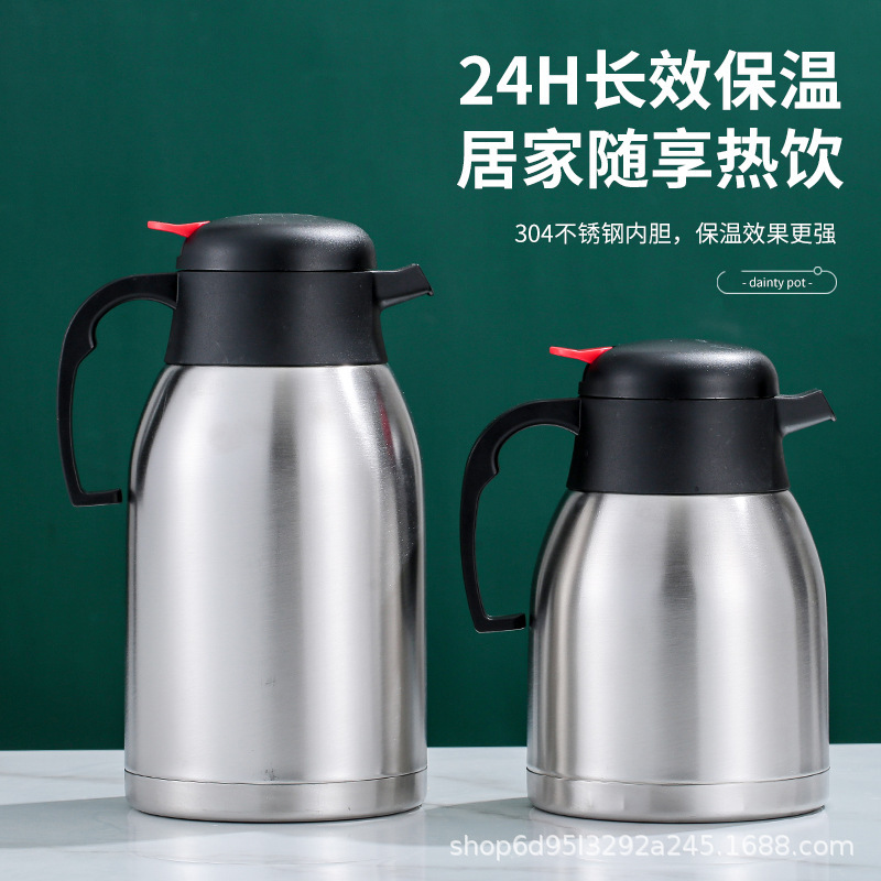 Double-Layer Stainless Steel Vacuum Insulated Duckbill Kettle Coffee Pot Hotel Restaurant Hot Water Kettle Tea Kettle Soy Milk Kettle Double-Layer Stainless Steel Vacuum Insulated Duckbill Kettle Coffee Pot Hotel Restaurant Hot Water Kettle Tea Kettle Soy Milk Kettle