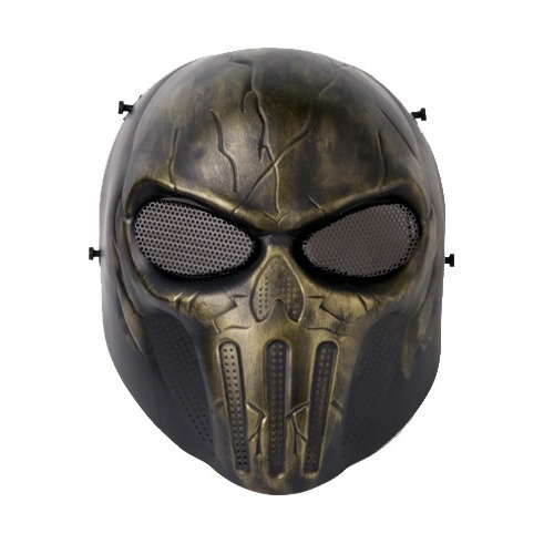 跨境防护面罩战术户外面具真人野战防护面具  惩戒者面罩软弹防护