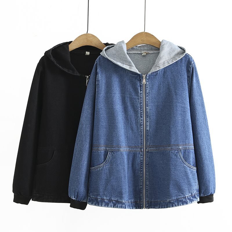 Demi-season sports hoody for leisure with zipper