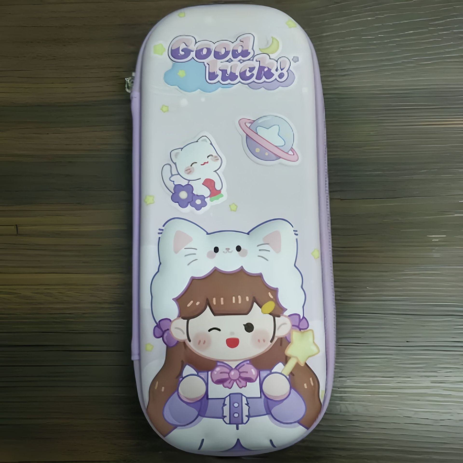 Estuche para lápices de alto valor para estudiantes Estuche para lápices portátil de gran capacidad Estuche duro EVA Estuche para papelería para niñas Estuche para lápices resistente al desgaste