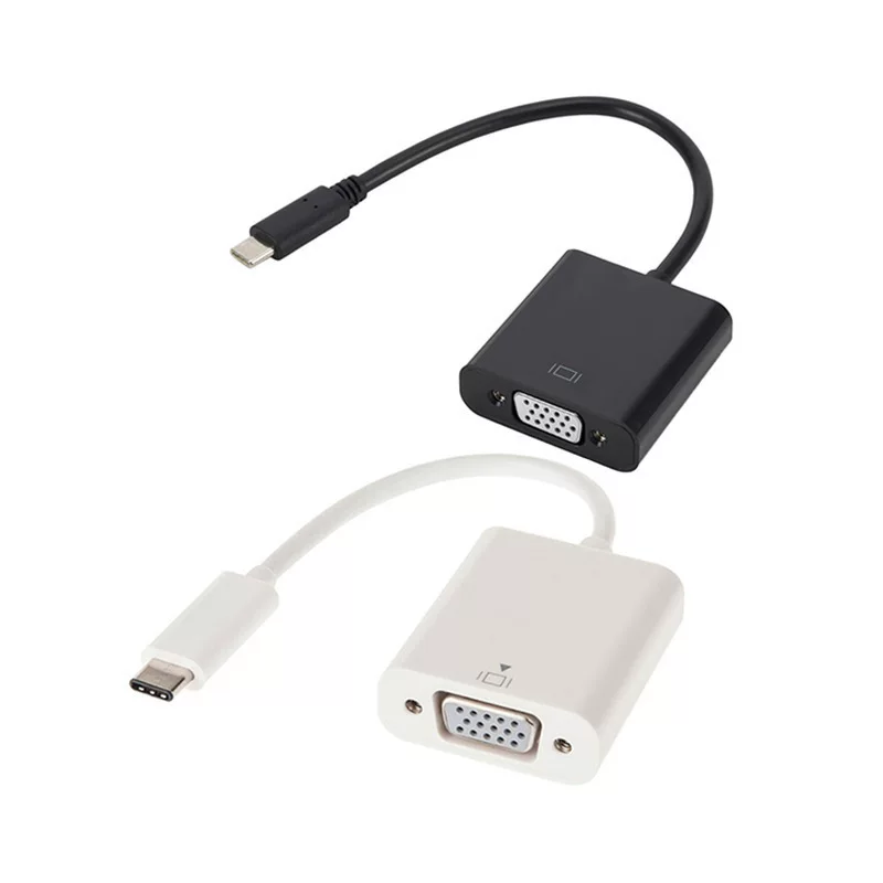 Тип-C к VGA кабель-адаптер, Type-C к HDMI HD переходник, кабель 25 см
