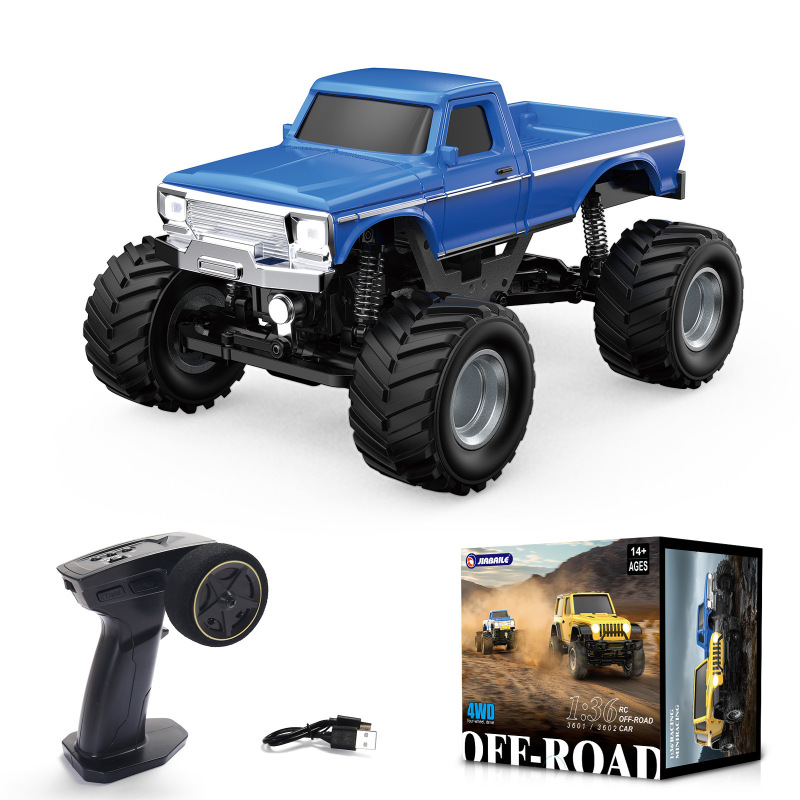 人気商品1:36スケール多機能リモコン玩具四輪駆動RC大型クローラーモデル玩具オフロード車越境|undefined