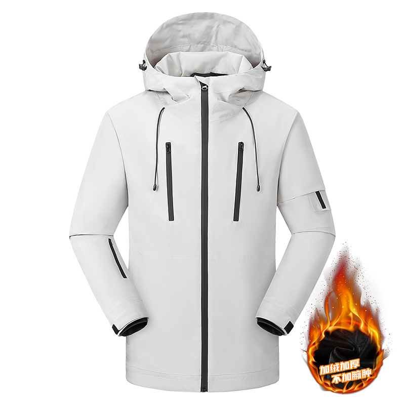 Cross-border new cross-border smart USB/DC electric heating jacket outdoor mountaineering jacket ski hooded fever charge