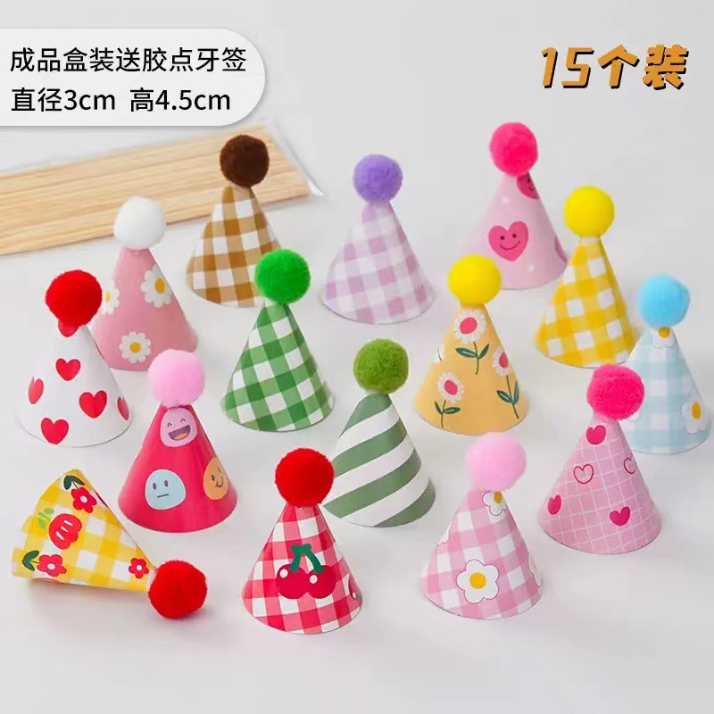 Celebritad en línea ins amor osos decoración de pastel de bandera dibujos animados HBD niños feliz cumpleaños postre vestido plugin