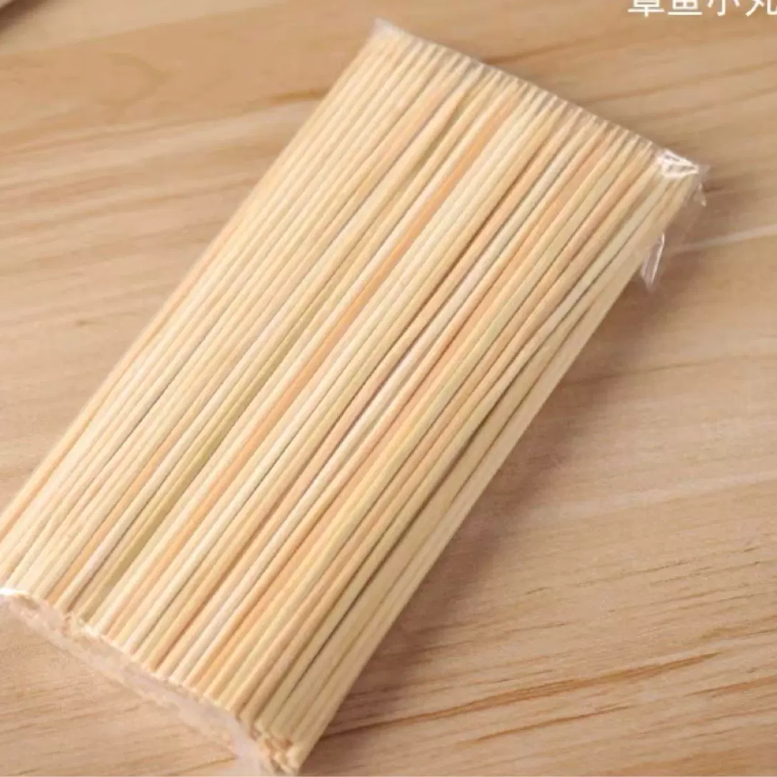 2.5X300MM 100支每包一次性竹签烧烤签BBQ水果签