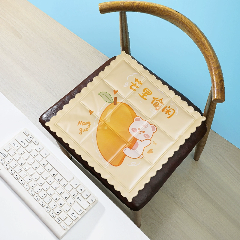 M3AO Summer cooling gel seat cushion office cooling chair pad student water pad ice silk pillow summer butt pad ice bag