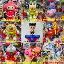 元宵节卡通马拉车手提灯笼KT猫电动发光音乐儿童玩具夜市地摊批发