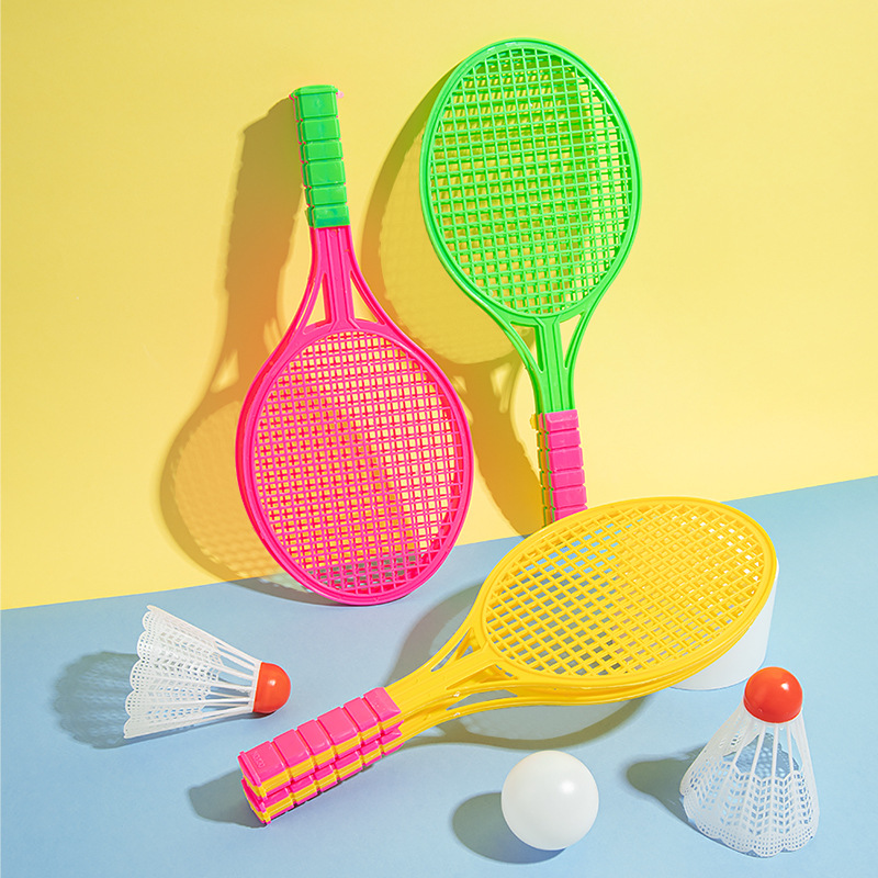 Set de raquetas deportivas infantiles, juguetes de bádminton y tenis