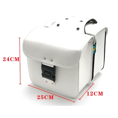 Box Bag, Waterproof Bag, Motorcycle Safety Supplies - 20-white-combination-lock-pair