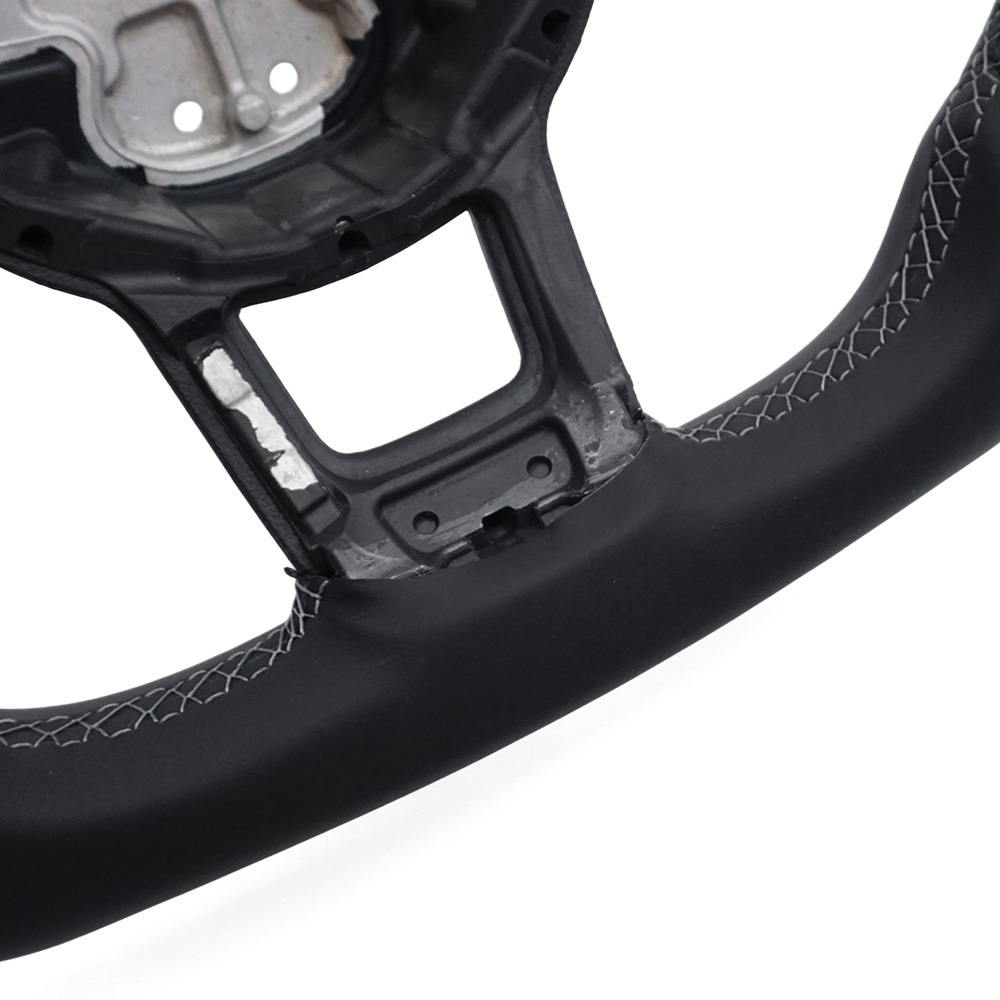 Suitable for Golf 7Gti Golf Mk7 Sports Model Rline Semi-Perforated Gray Line Steering Wheel Base