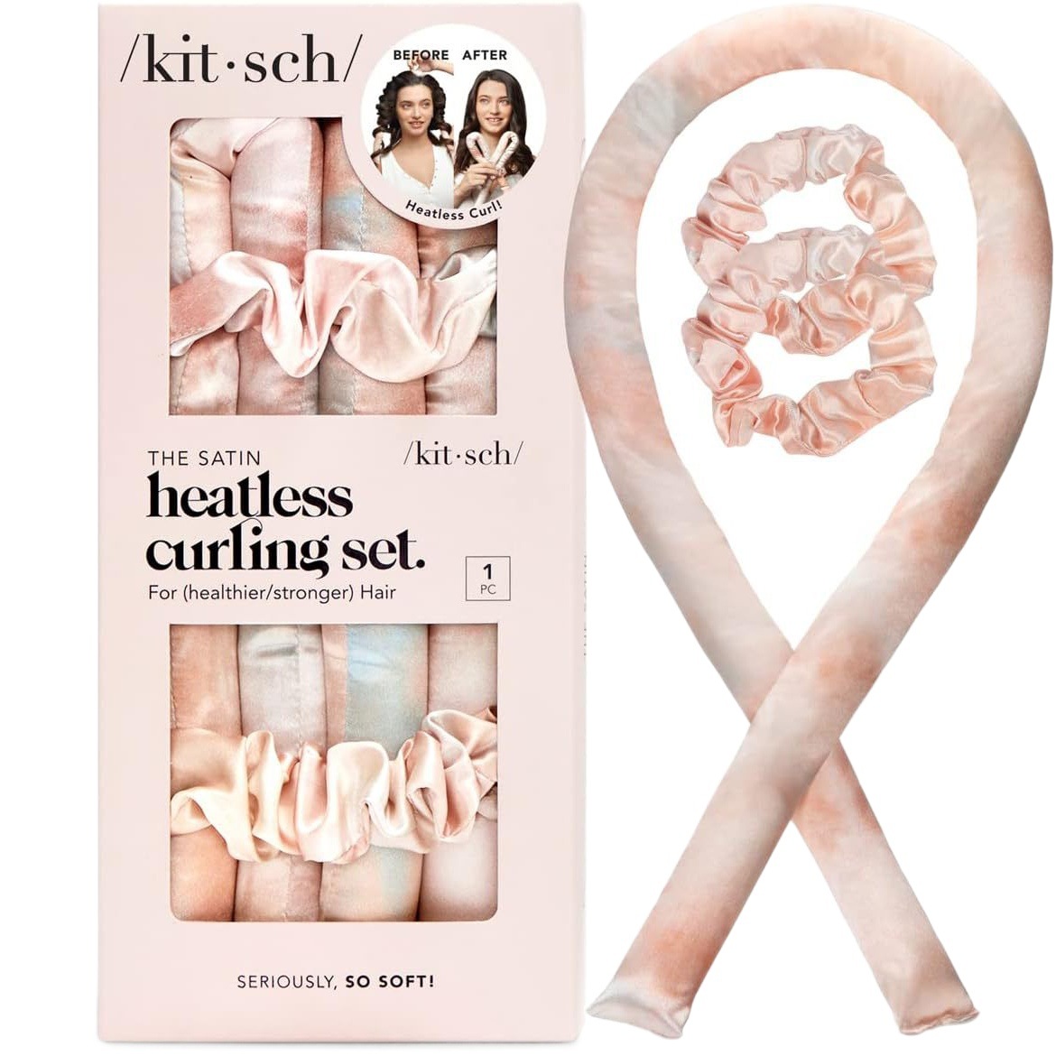 Suministro directo de fábrica nuevo juego de varilla rizadora sin calor de satén para dormir peluquería perezoso rizador de disco rizado de color teñido anudado