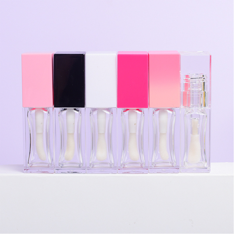 In-Stock 7ml Large Brush Lip Gloss Tube Thick Stick Fully Transparent Lip Glaze Tube Petg Gradient Pink Lipstick Tube Customizable In-Stock 7ml Large Brush Lip Gloss Tube Thick Stick Fully Transparent Lip Glaze Tube Petg Gradient Pink Lipstick Tube Customizable