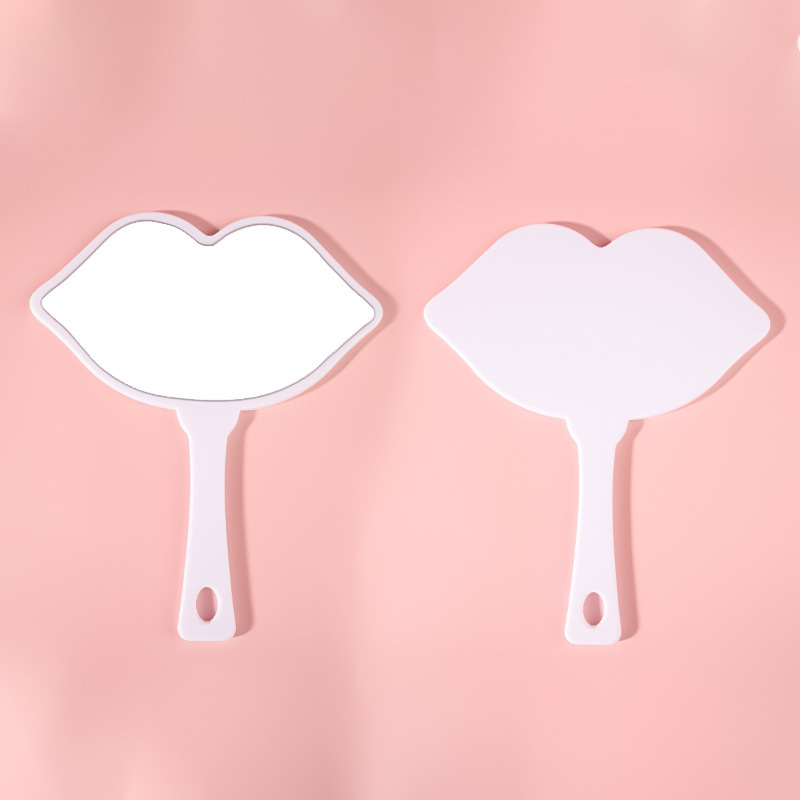 Espejo de maquillaje de mano con mango personalizable con logo, espejo portátil para retoques, espejo pequeño DIY, espejo pequeño personalizado.