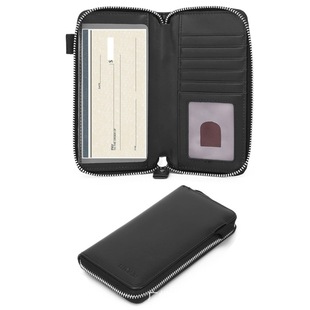 Amazon's New Men's Genuine Leather Rfid Anti-Theft Check Holder, Portable, Fashionable, Multi-Card Slot, Simple Check Holder