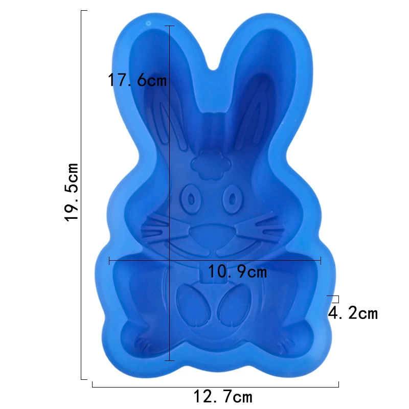 Hapi Single Bunny серия Пасха силиконовый противень для выпечки, форма для хлеба, хозяйственные DIY принадлежности