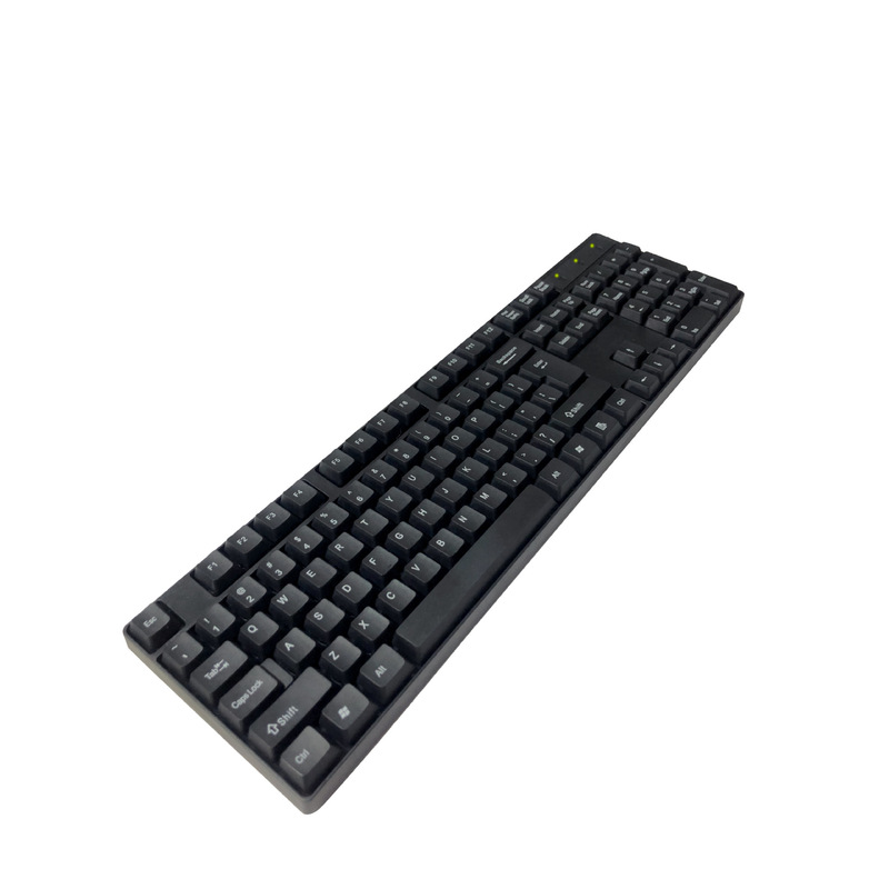 Cross-border manufacturer K1800 English USB wired game business office home laptop desktop computer keyboard