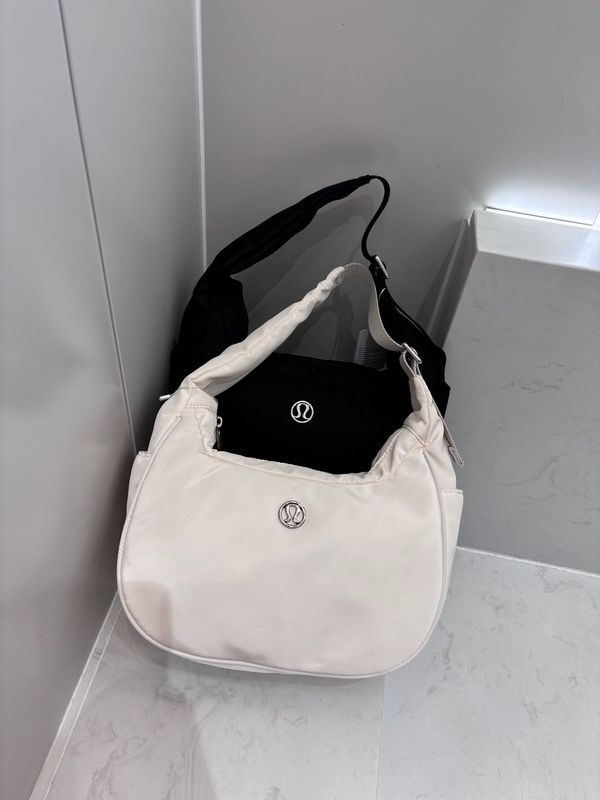 lulu女包Mini Shoulder Bag 4L腋下包饺子包通勤休闲月牙包单肩包|undefined