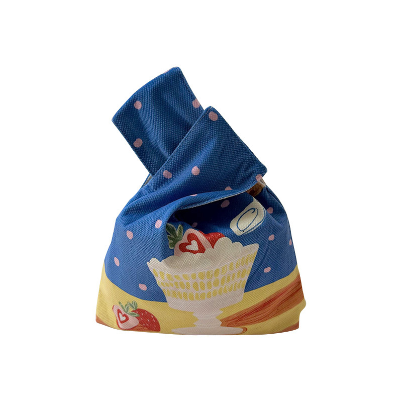 Nuevo artístico retro pintura al óleo bolso de las mujeres de la moda de estilo coreano todo-fósforo nicho de la calle de punto bolsa de las axilas bolsa de hombro