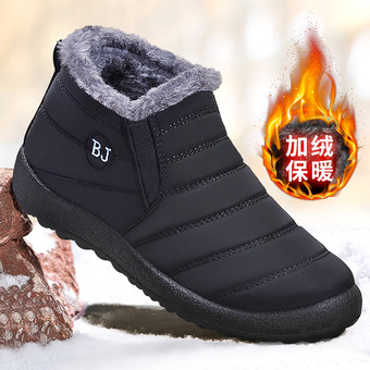 棉鞋女跨境大码女鞋外贸雪地靴加绒加厚保暖短靴TEMU棉靴女靴批发