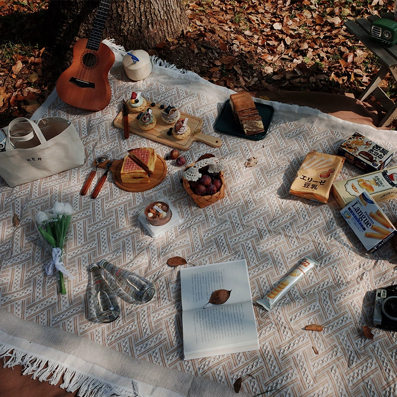 Вогнуто-Выпуклое одеяло для кемпинга утолщенный влагостойкий коврик на открытом воздухе Пляжная палатка портативная Весенняя Прогулка парк Пикник цветочная ткань