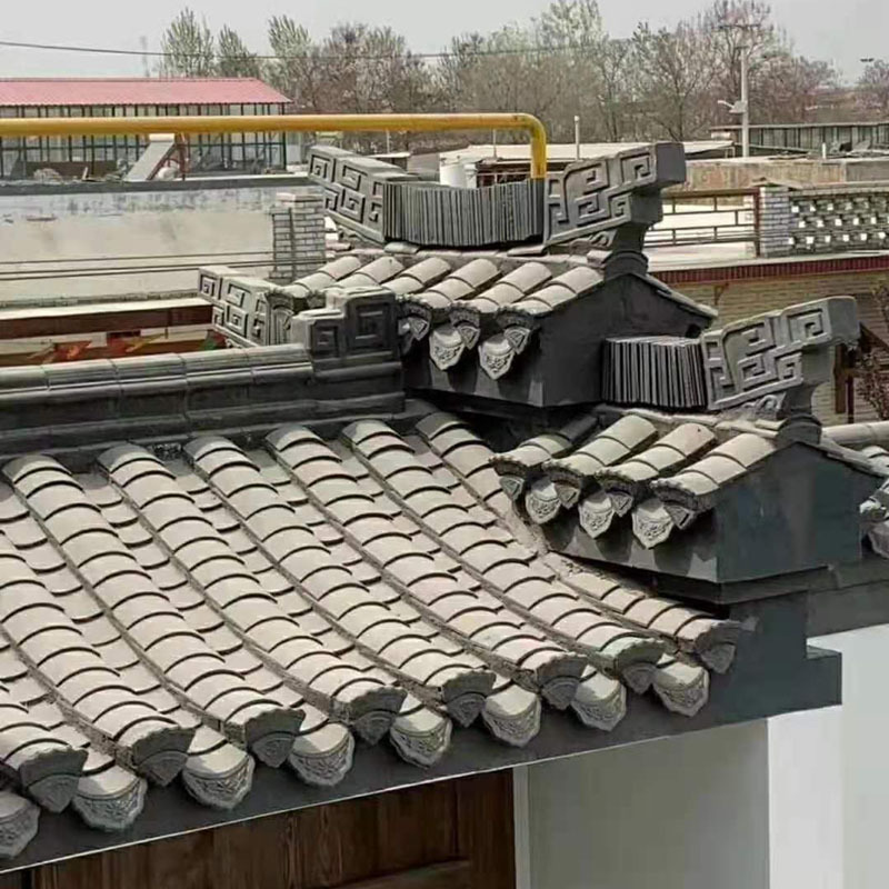 大量批发供应浮雕仿古瓦 庭院建筑别墅屋顶用仿古瓦