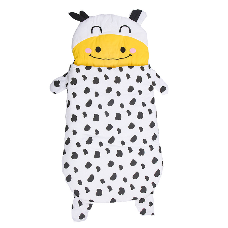 2020 New style children's warm sleeping bag Frog Cartoon children's warm print manufacturer custom wholesale sleeping clothes detail image 2