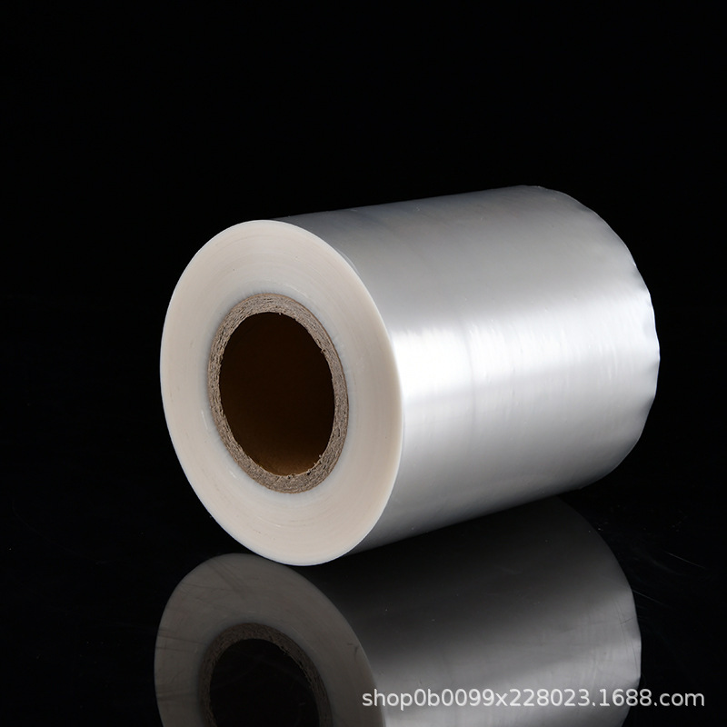 Suministro de película transparente de PE Rollo pequeño de embalaje transparente película de fundición de embalaje industrial película de bobinado elástico