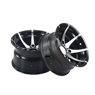 25X10-12 inch aluminum wheels, Hub