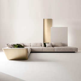 设计师沙发高端轻奢现代LAURAMERONI布艺沙发大平层客厅