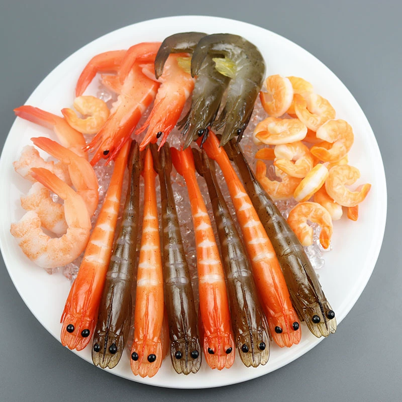 Симулированные креветки, моллюски, устрицы, крабы, лобстеры, морская капуста декорации для фотосъемки, симулированные модели креветок