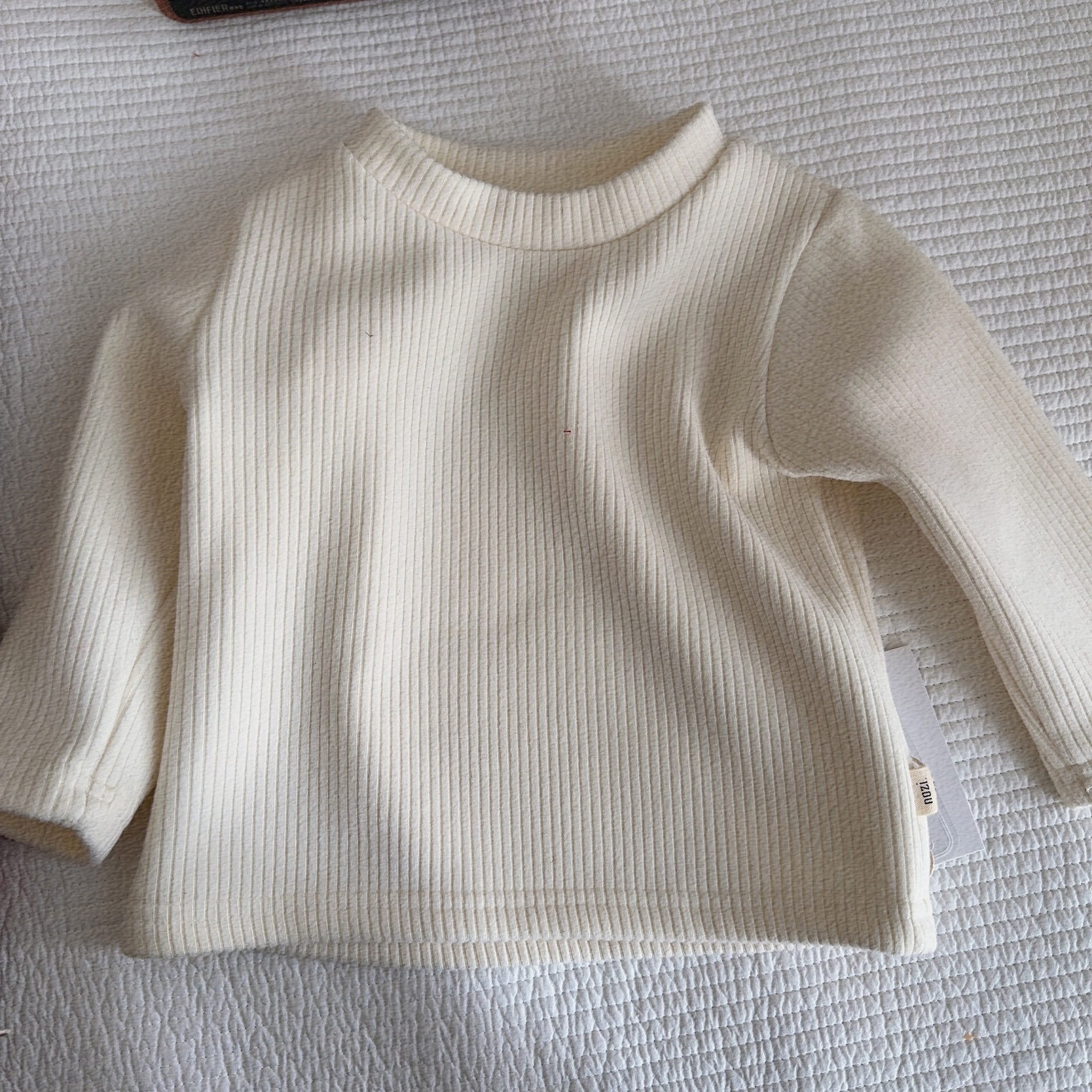 Conjunto Térmico de Overol para Bebé, Set de 2 Piezas, Algodón, Engrosado, Suave, para Invierno