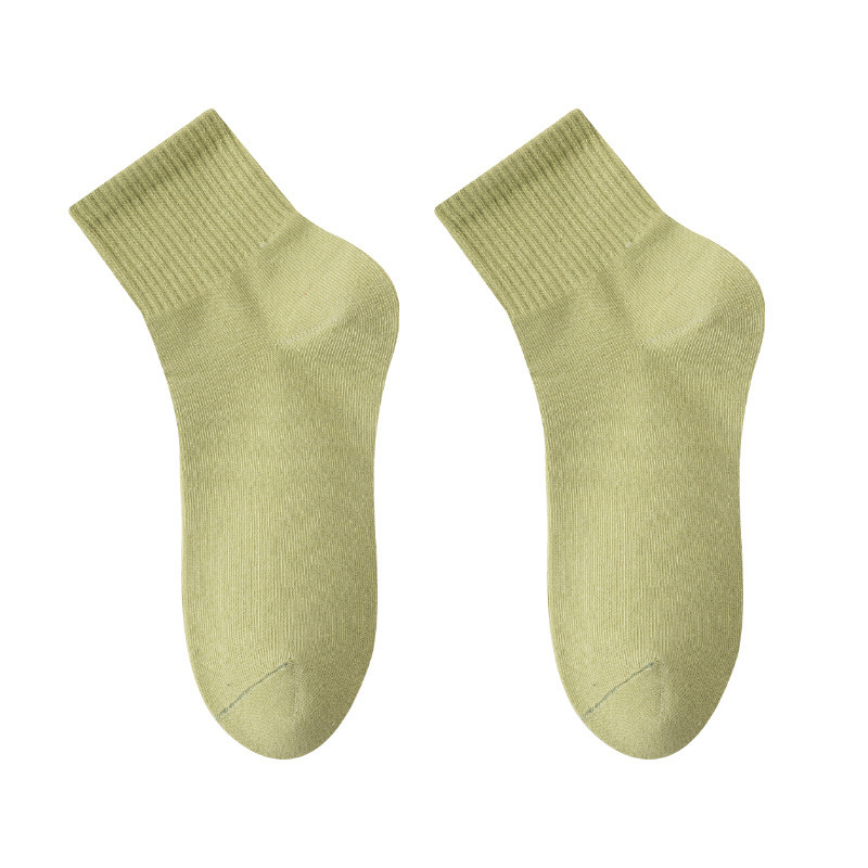 Calcetines de algodón, calcetines deportivos desodorantes y absorbentes de sudor para hombres, calcetines de tubo transpirables antibacterianos de verano, calcetines deshuesados de algodón al por mayor