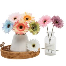仿真花家居装饰花摆件扶郎菊婚庆手捧花非洲菊永生花插花菊花批发