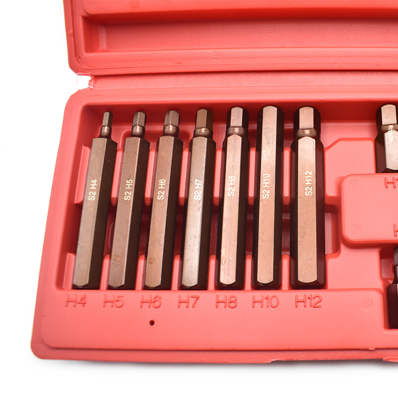 S2 Alloy Steel Star Bit Set Crv Screwdriver Bit H-Type M-Type Auto Repair Tool Screwdriver Bit Set Manufacturer Wholesale