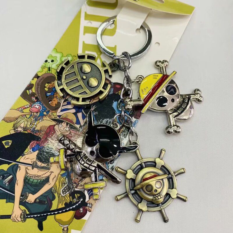 Metal Keychain Logo Cartoon Animation Peripheral One Piece Naruto Harry Potter Four Pendant Key Pendant Animation Metal Keychain Logo Cartoon Animation Peripheral One Piece Naruto Harry Potter Four Pendant Key Pendant Animation