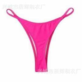 欧美外贸性感三角裤无痕隐形丁字裤无痕运动t裤比基尼泳裤bikini