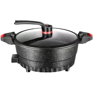 Factory Direct power supply micro pressure cooker stew pot electric cooker electric wok non-stick pan large capacity Integrated Household multi-functional