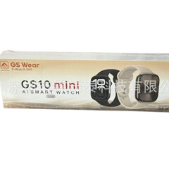 人気の越境商品 GS10 Mini スマートウォッチ 1.75インチ Bluetooth通話 心拍数 血中酸素+ローカル音楽