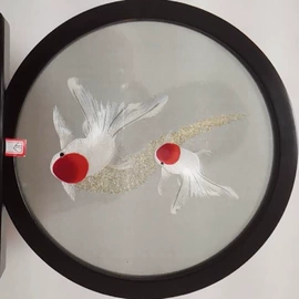 布艺绣品;扇子;现代装饰画