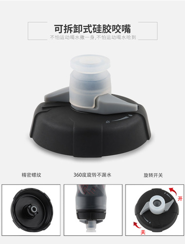 Bolany Mountain Bike Outdoor Cycling Water Bottle Double-layer Portable Ice-Preserving Sports Water Bottle Climbing PP Water Cup