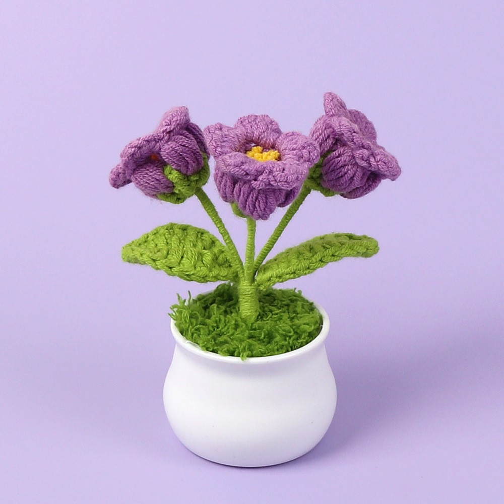 Productos terminados - maceta de Orquídea de Suzuki de linterna púrpura de 3 cabezas (meng4)