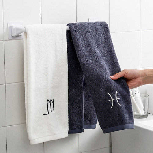 Manufacturer's punch-free, traceless bathroom towel rack, kitchen multi-functional pot cover, rag storage rack, slipper rack, towel bar