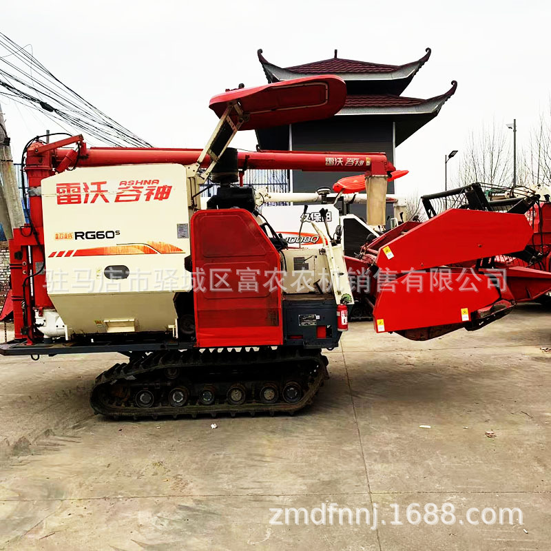 Usada Leivo Gu Shen RG60 tipo rastreo arroz trigo colza soja maíz cosechadora combinada cosechadora
