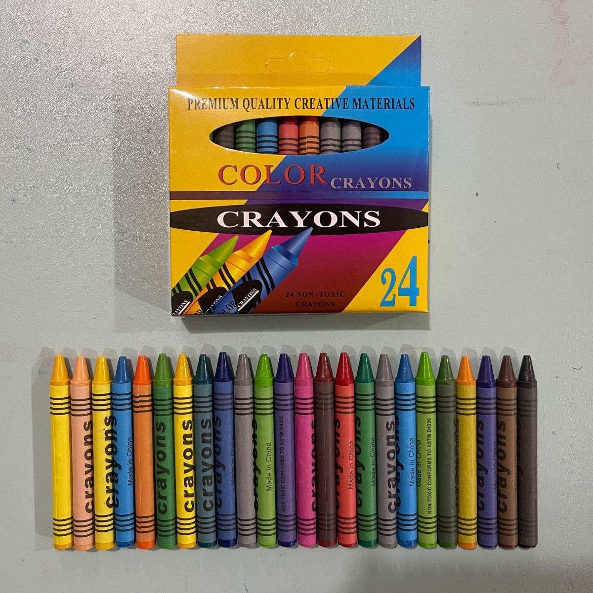 Crayones de Pintura para Niños de 12 Colores 24 Piezas Borrable para Pintura
