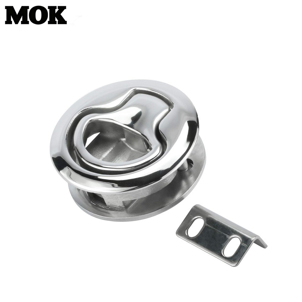 不锈钢316地板锁地板扣 手拉锁体 海洋级别游艇船舶房车五金