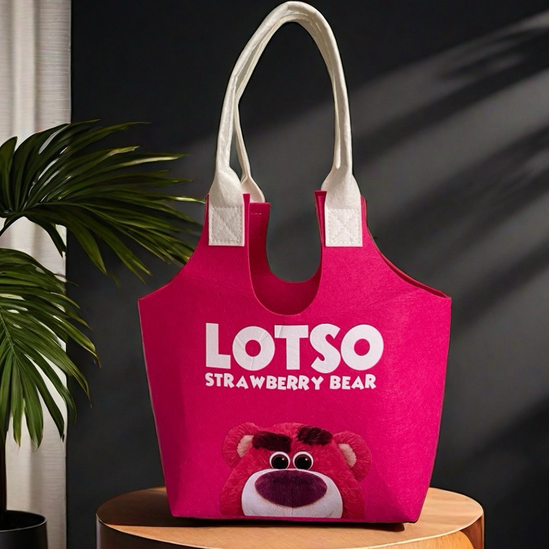 야채바구니 딸기곰, 가로 24, 세로 21, 가로 10