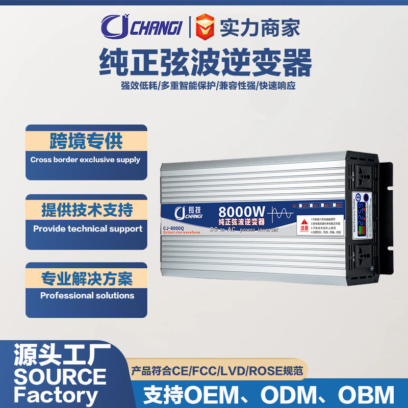 Pure Sine Wave Car Inverter 12V/24V/48V to 110V/220V 2